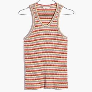 Madewel Ribbed U-Neck Tank Top Tank Top